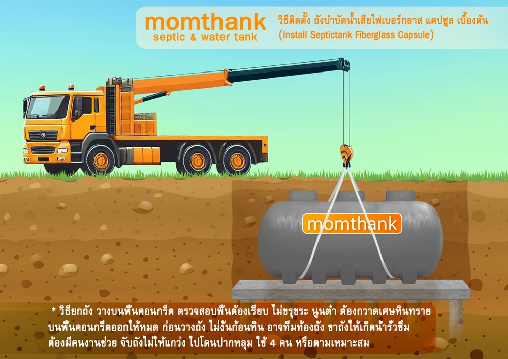 ถังบำบัดน้ำเสีย 10000 ลิตร ไฟเบอร์กลาส
