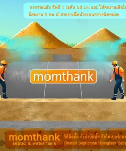 ถังบำบัดน้ำเสียไฟเบอร์กลาส 15000 ลิตร ราคา