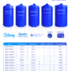 ถังเก็บน้ำ 2500 ลิตร สีน้ำเงิน