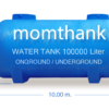ถังเก็บน้ำ 100000 ลิตร ราคาถูก